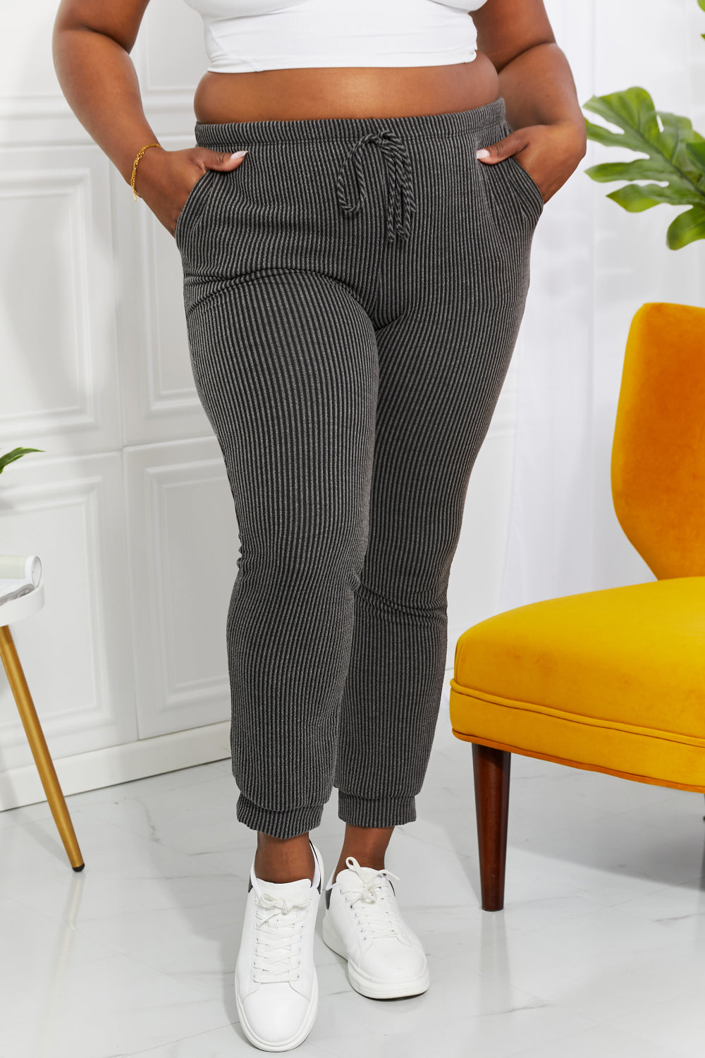 Blumin Apparel | Easy Living Ribbed Joggers