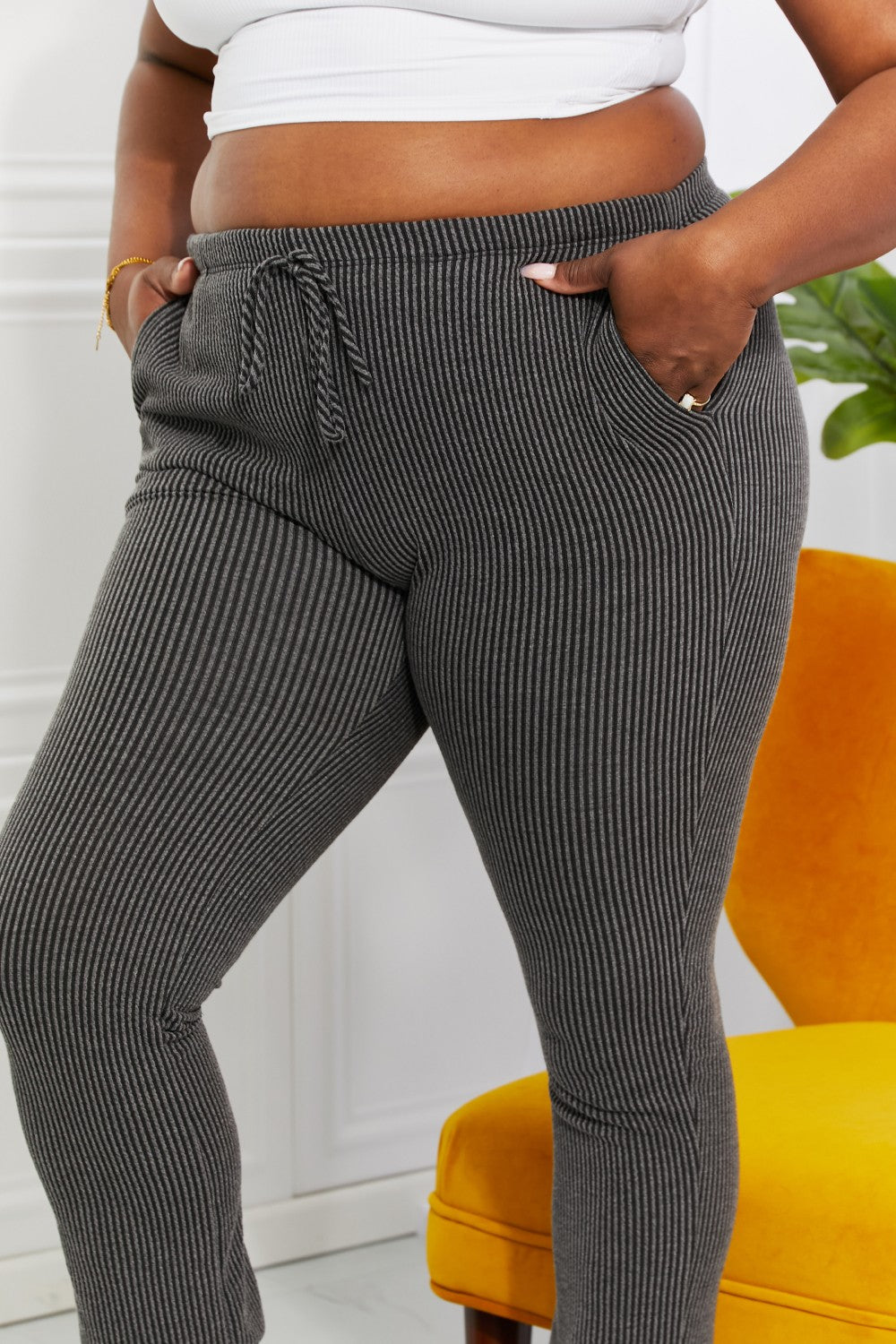 Blumin Apparel | Easy Living Ribbed Joggers