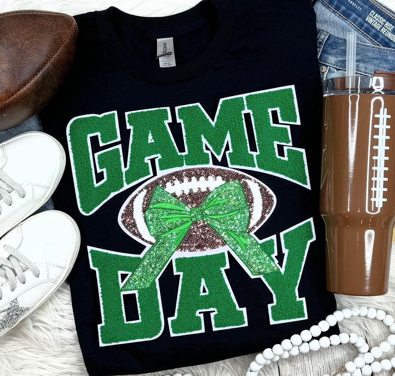 Mary + James | Football Game Day Patch