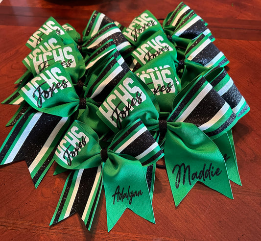 Mary + James | Custom Team Cheer Bow