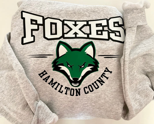 Mary + James | Hamilton County Foxes Logo