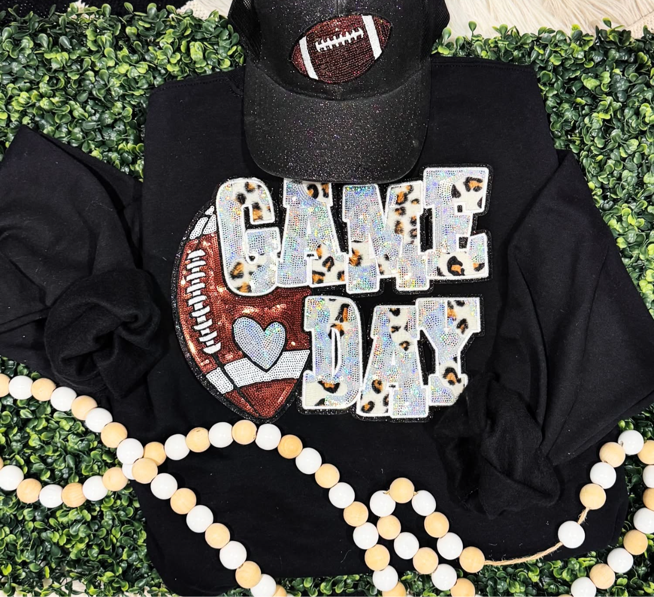 Mary + James | Football Game Day Patch