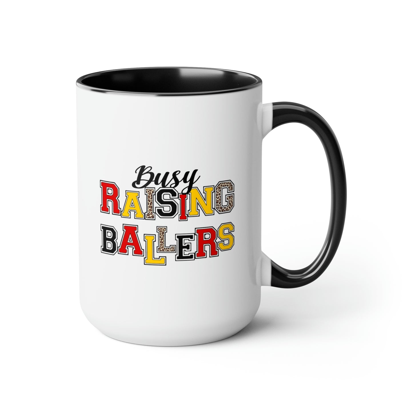 Mary + James | Busy Raising Ballers Mug