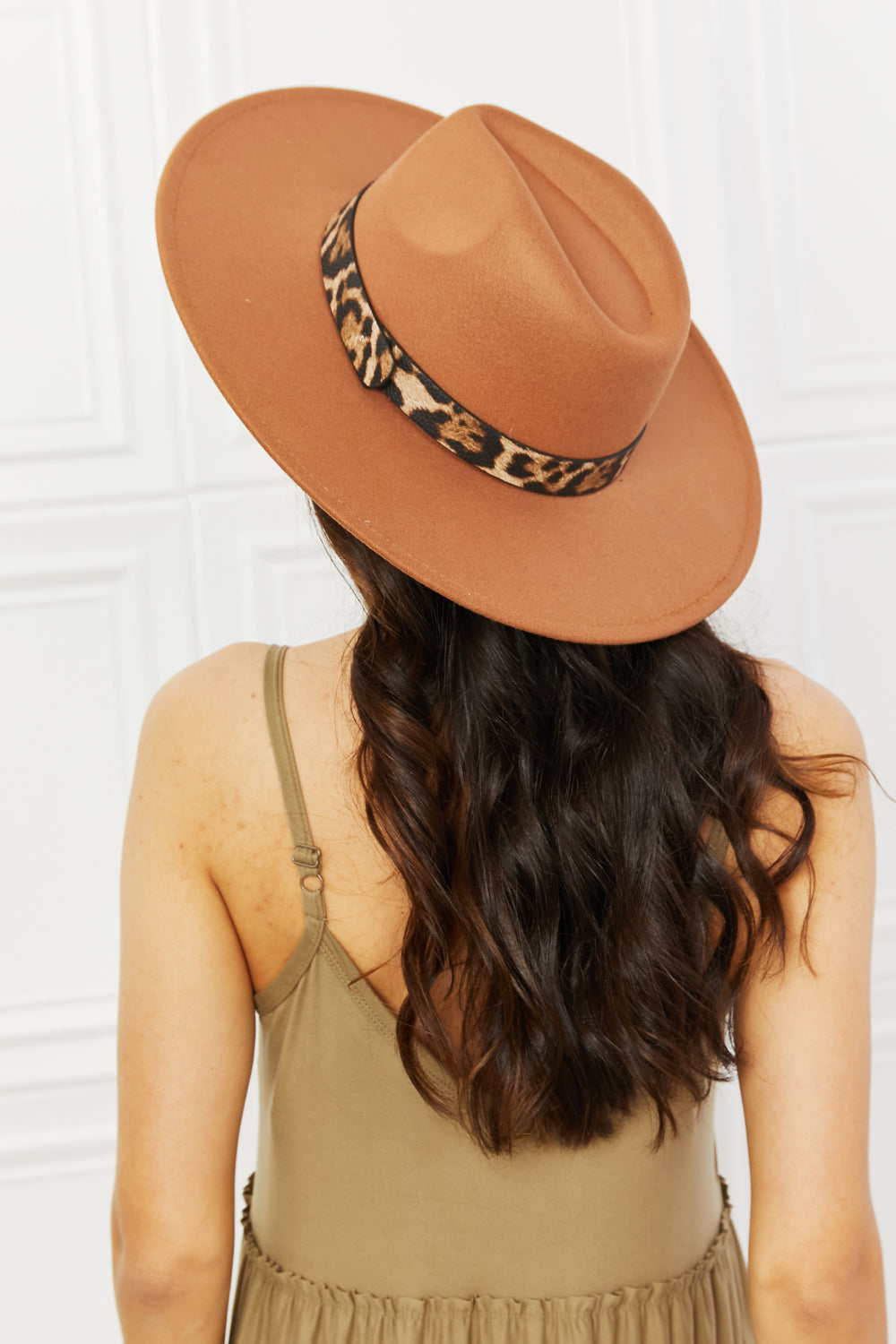 Fame | In The Wild Leopard Detail Fedora Hat