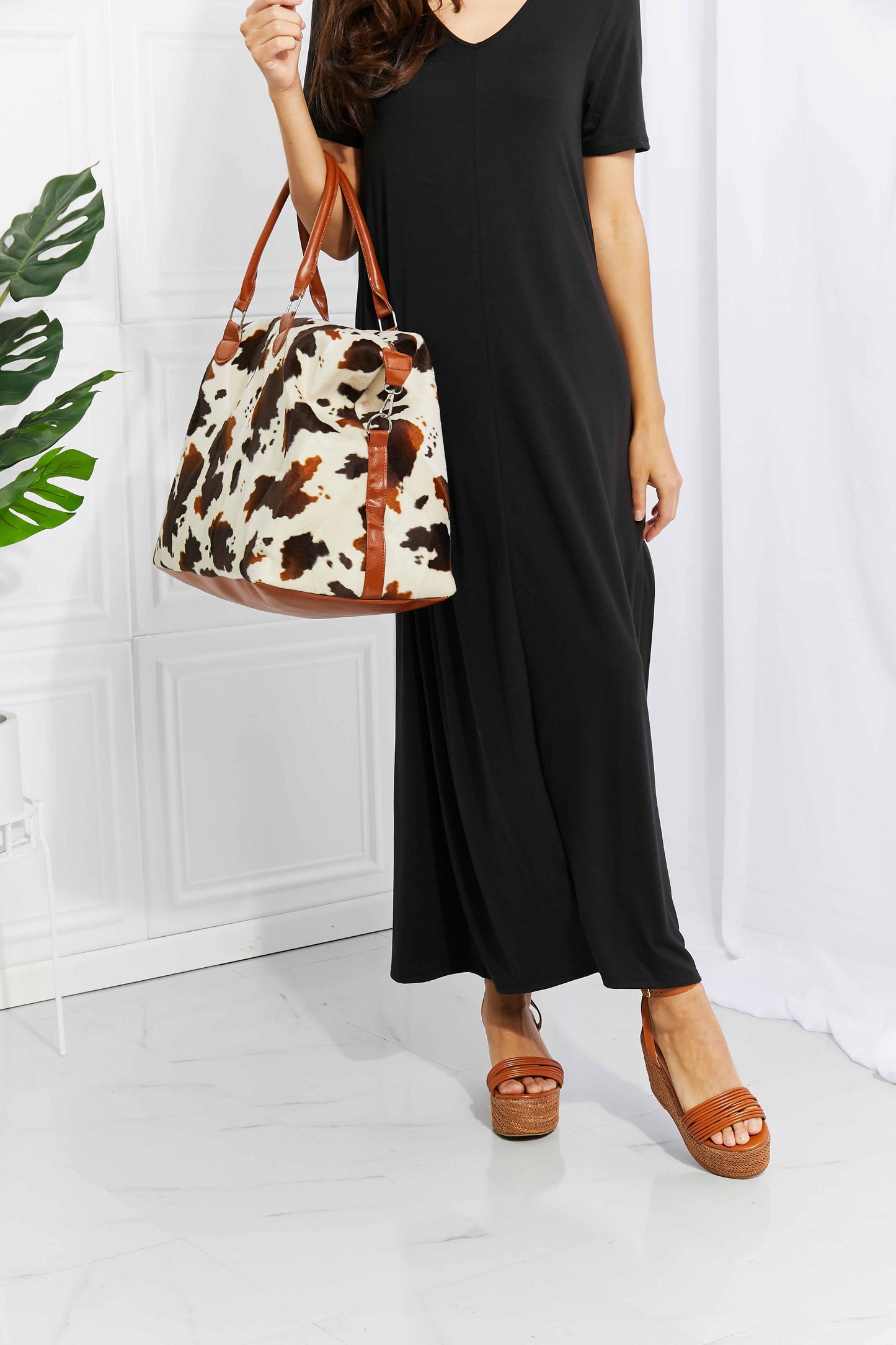 Animal Print Weekender Bag