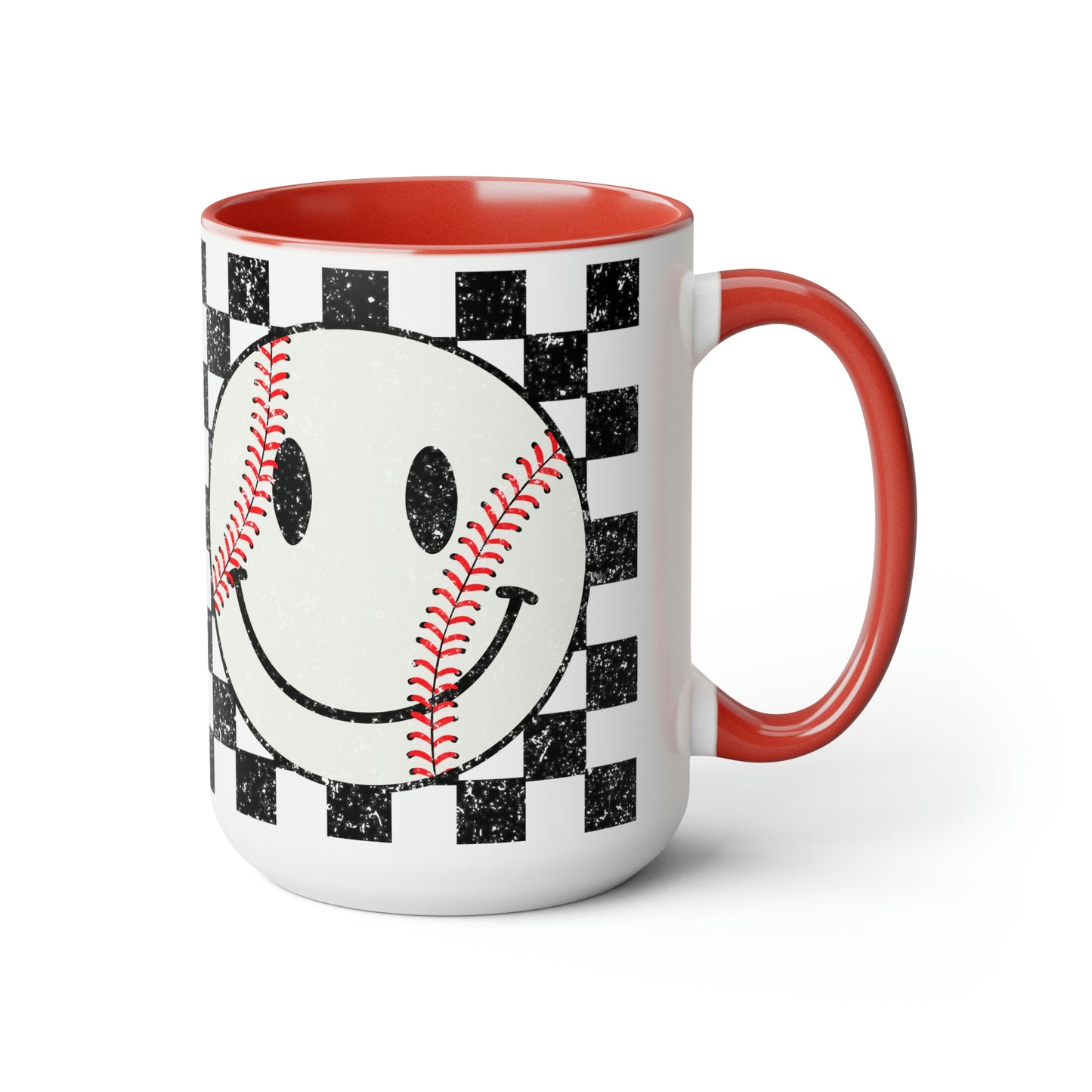 Mary + James | Baseball Checks Mug