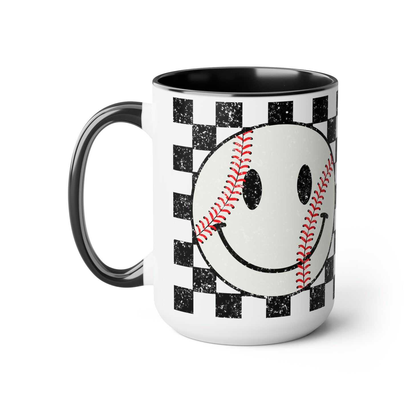 Mary + James | Baseball Checks Mug