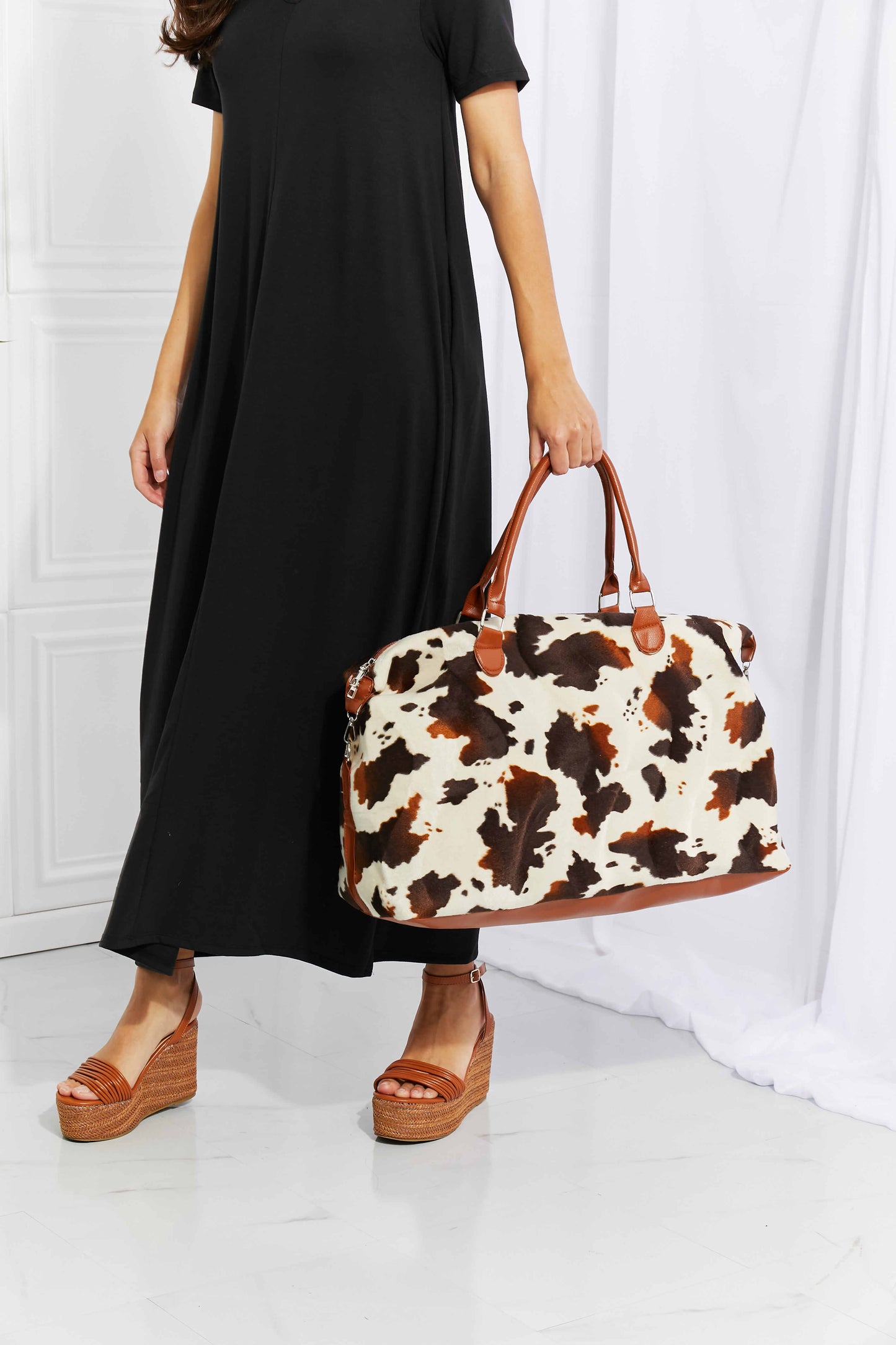 Animal Print Weekender Bag