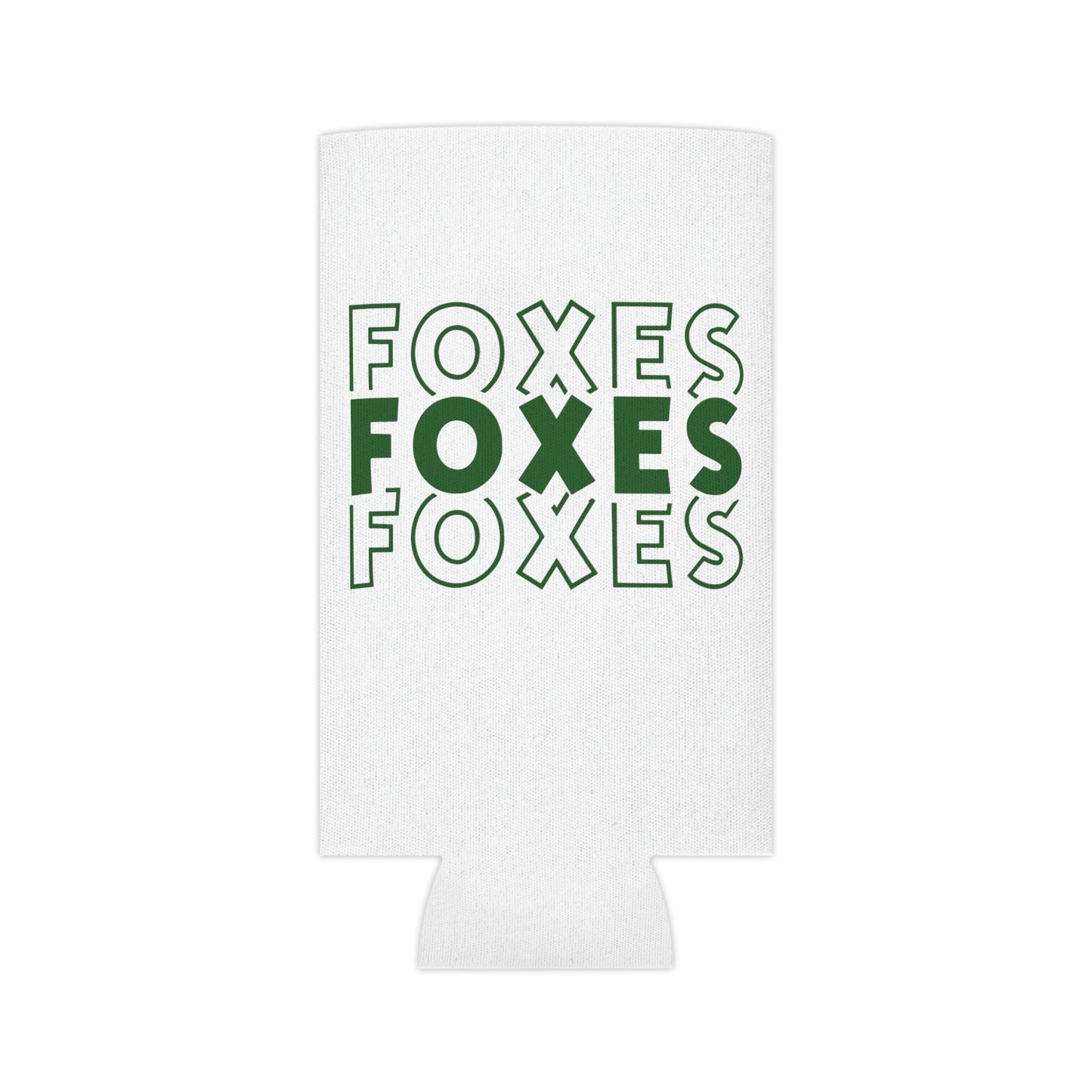 Mary + James | Foxes Stacked Can Cooler