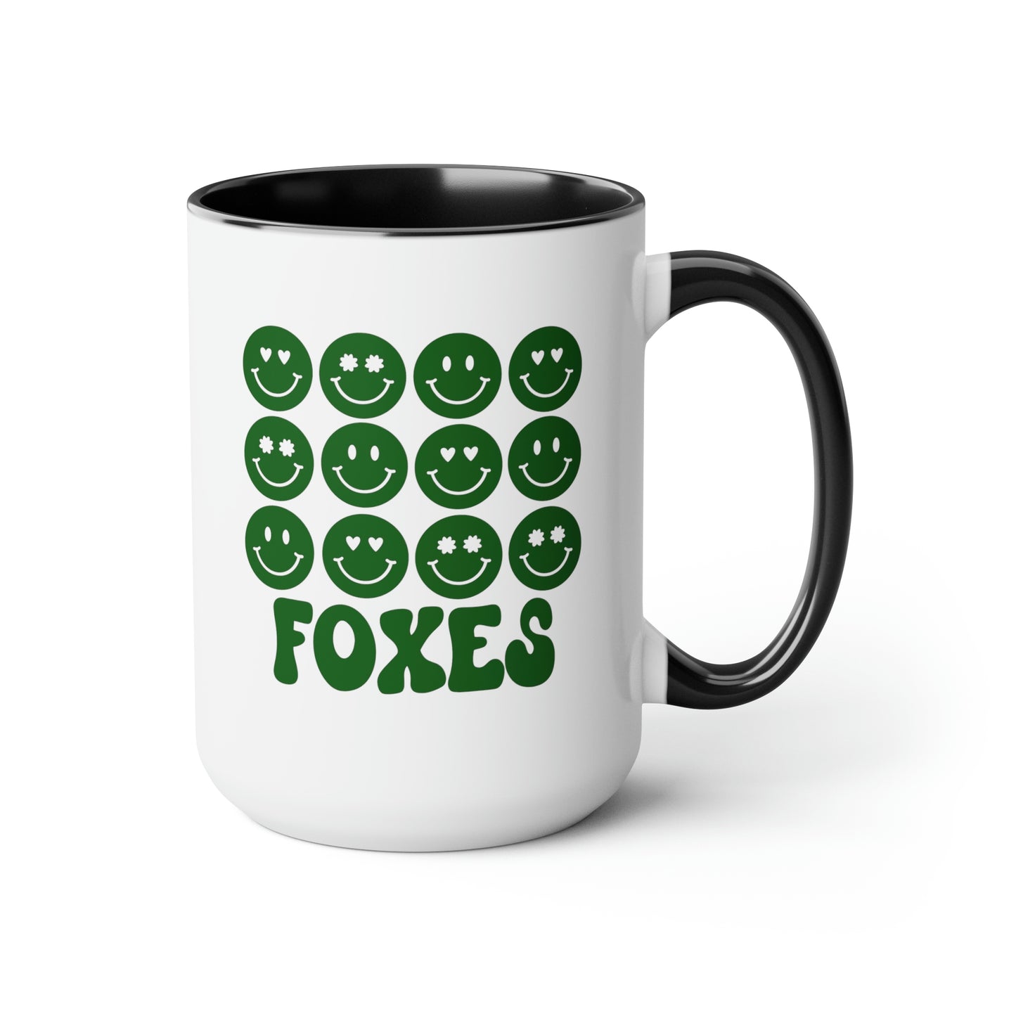 Mary + James | Smiley Face Foxes Mug