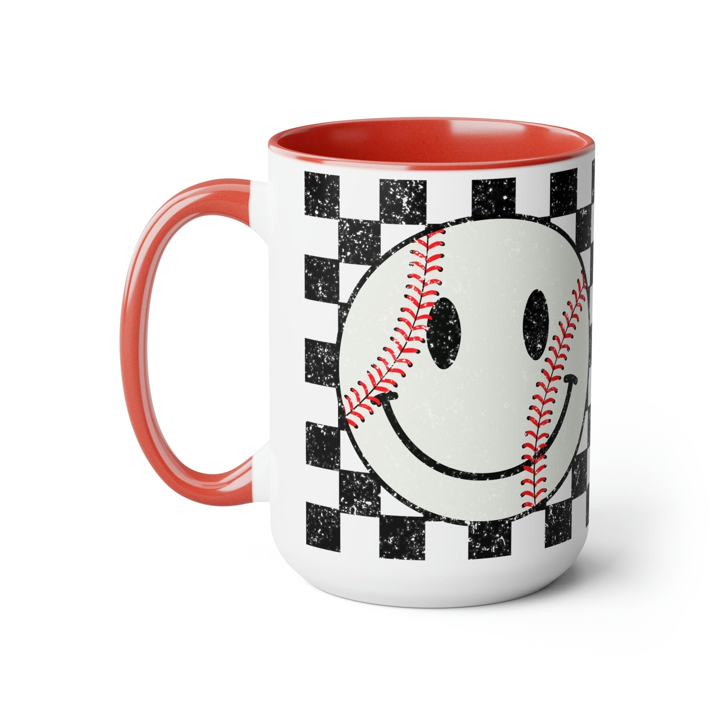 Mary + James | Baseball Checks Mug