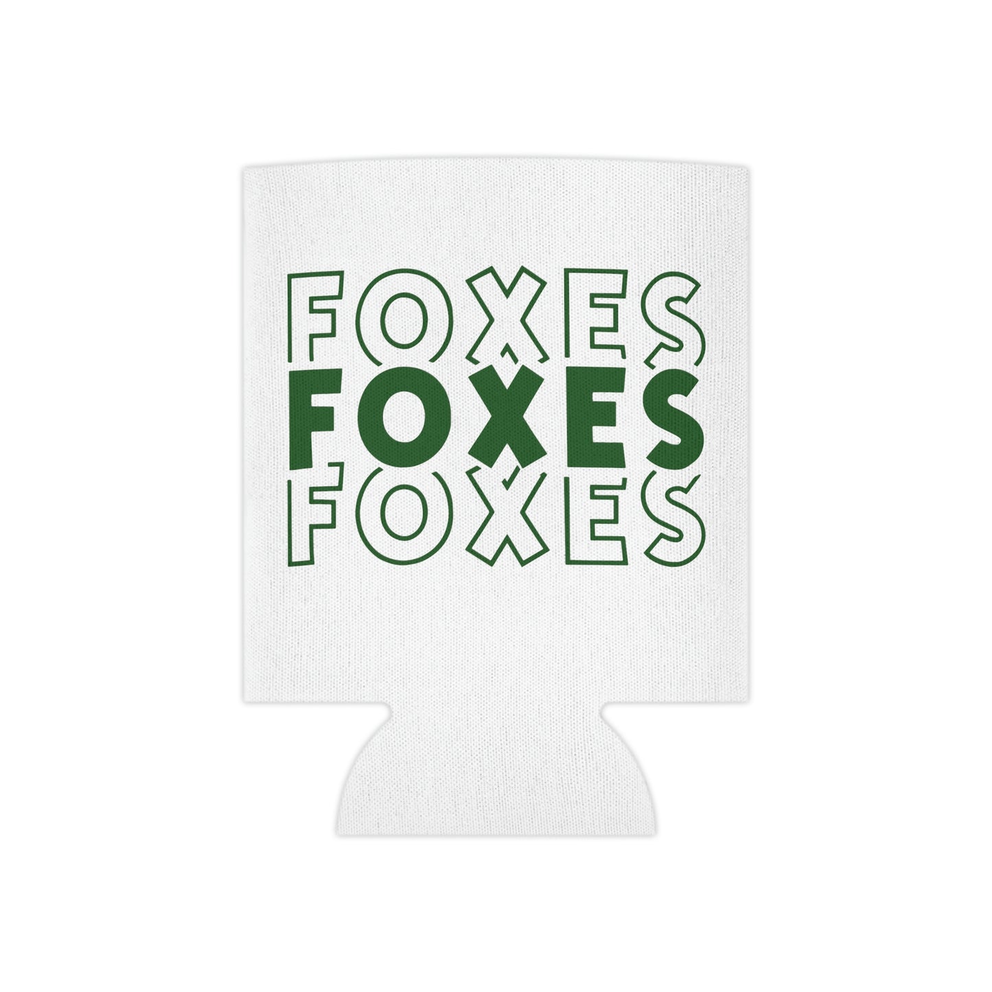 Mary + James | Foxes Stacked Can Cooler