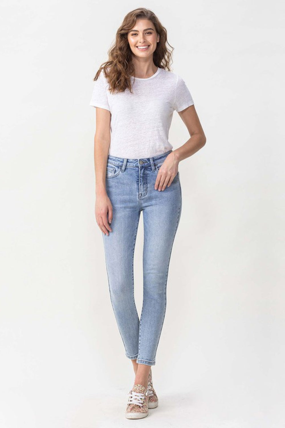 Lovervet | Talia High Rise Crop Skinny Jeans