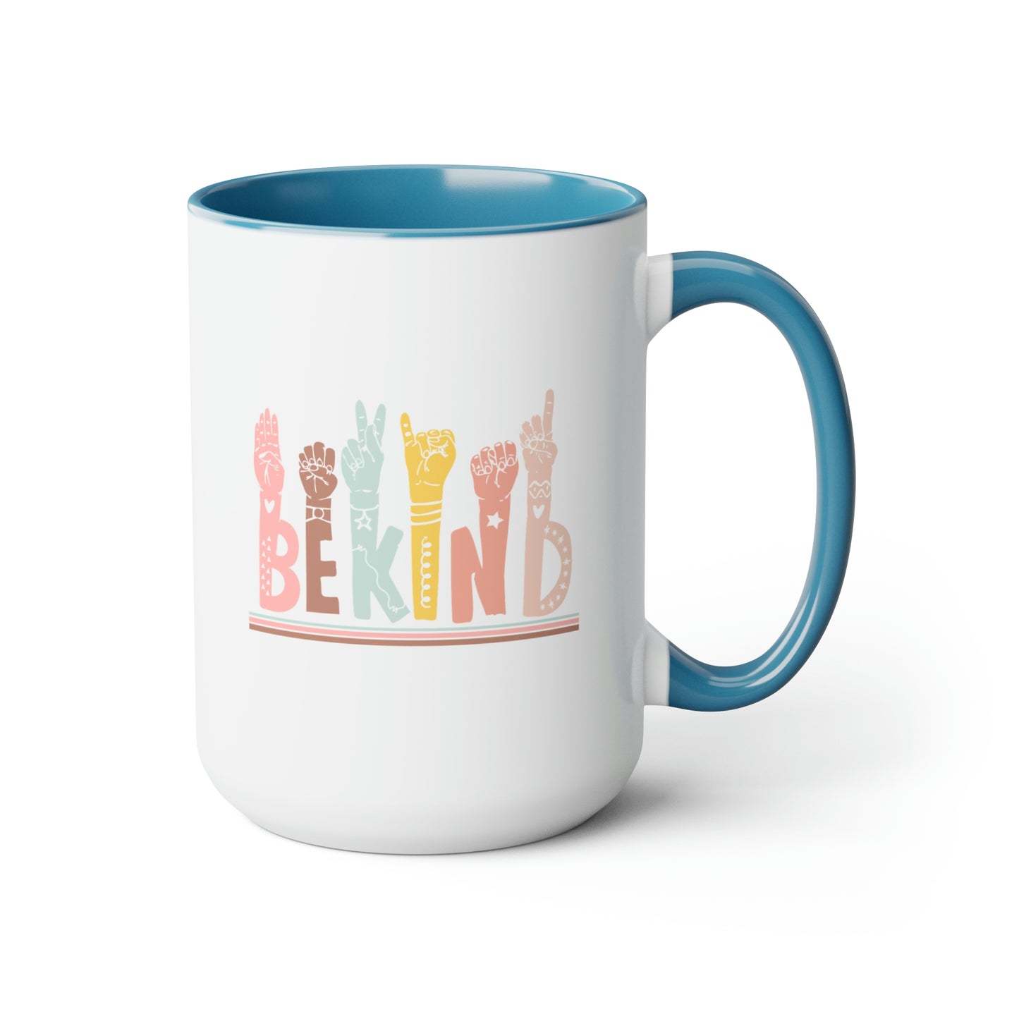 Mary + James | Be Kind ASL Mug