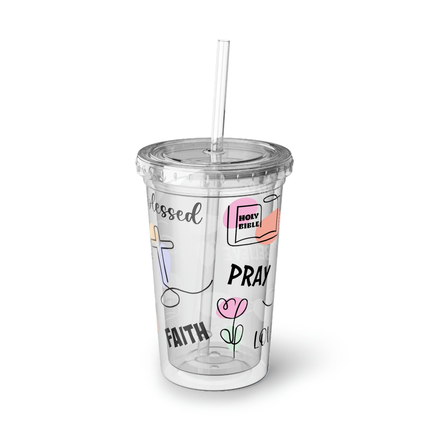 Mary + James | Jesus Loves -  Acrylic Cup