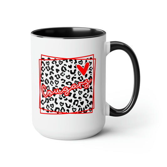 Mary + James | Cheetah Cougars Mug