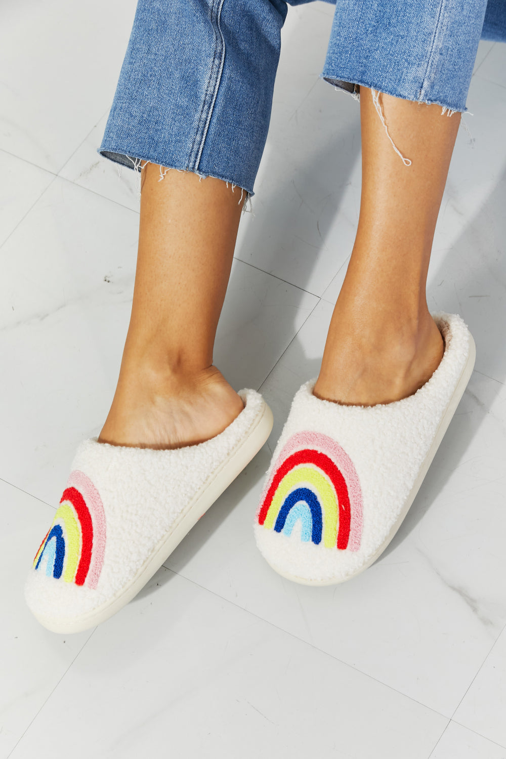 MMShoes | Rainbow Plush Slipper