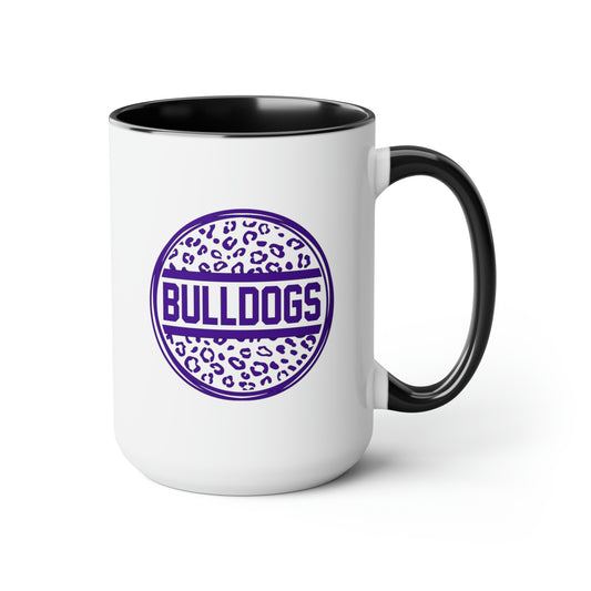 Mary + James | Bulldogs Round Cheetah Mug