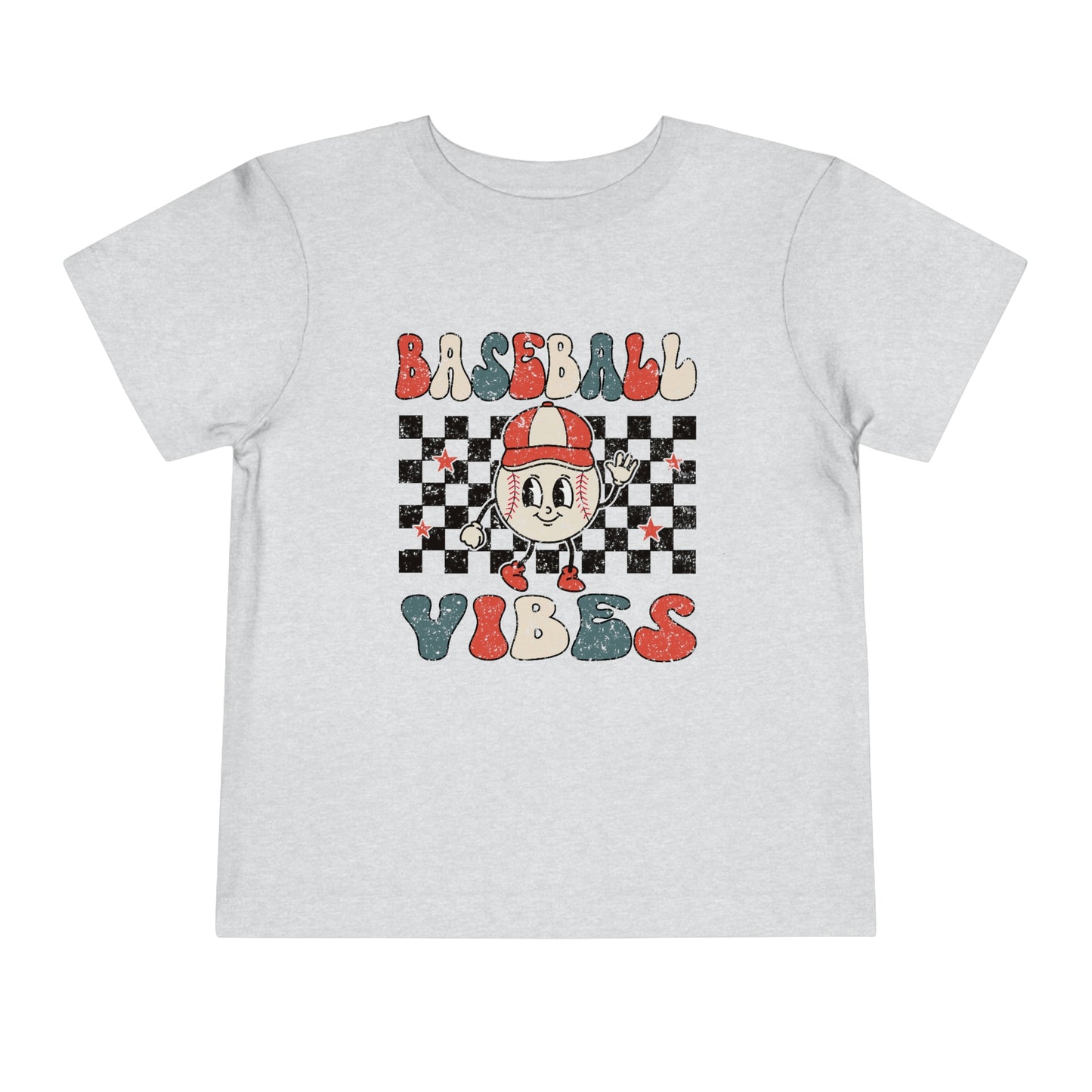 Mary + James | Baseball Vibes - Toddler Short Sleeve Tee