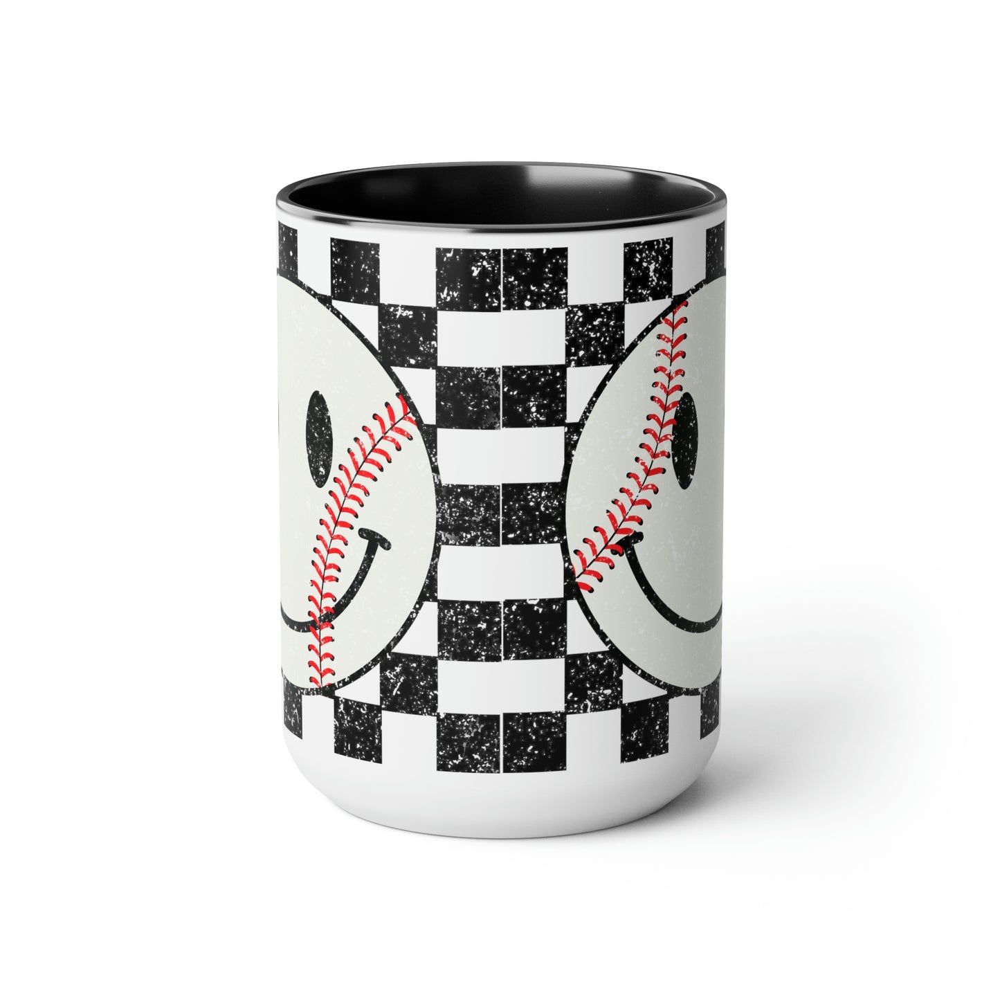 Mary + James | Baseball Checks Mug