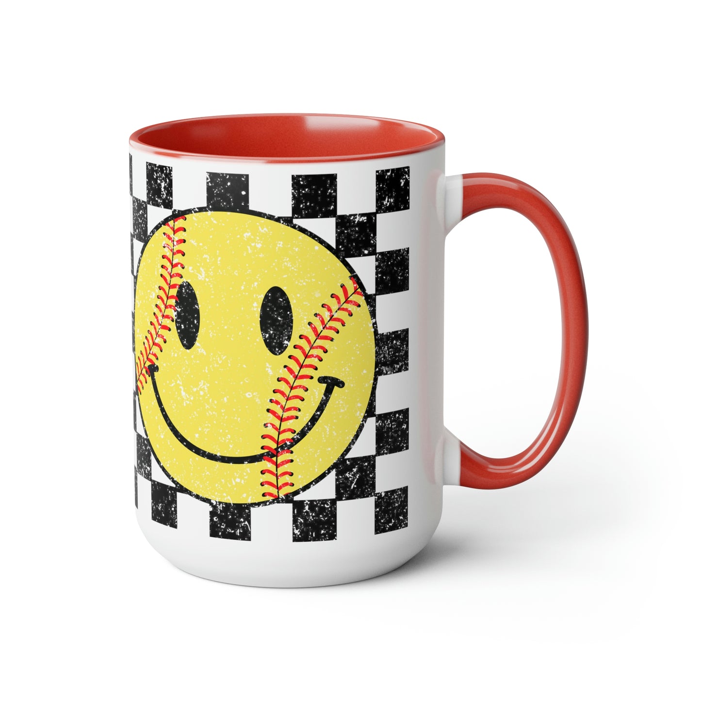 Mary + James | Softball Checks Mug