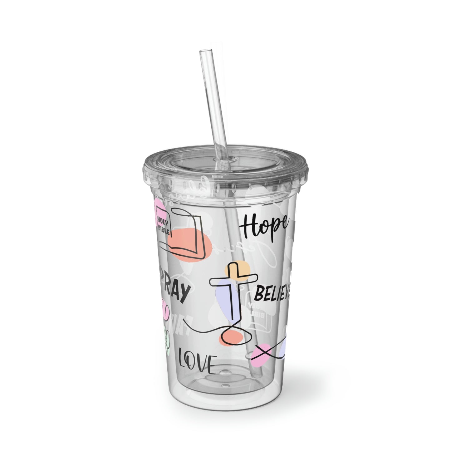 Mary + James | Jesus Loves -  Acrylic Cup