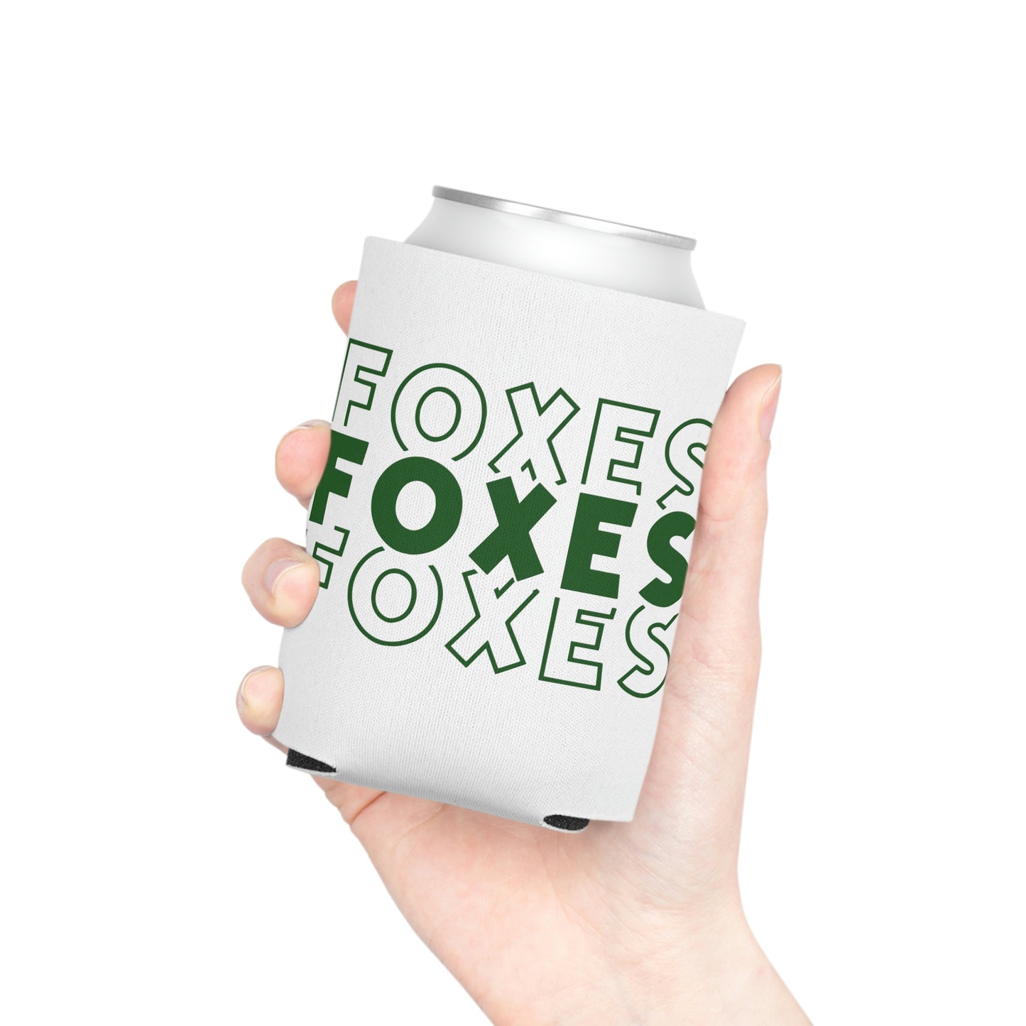 Mary + James | Foxes Stacked Can Cooler