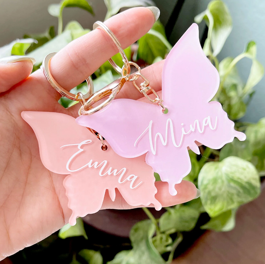 Mary + James | Butterfly Keychain / Bag Charm