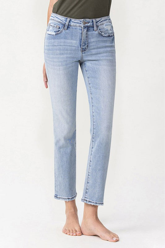 Lovervet | Andrea Midrise Crop Straight Jeans