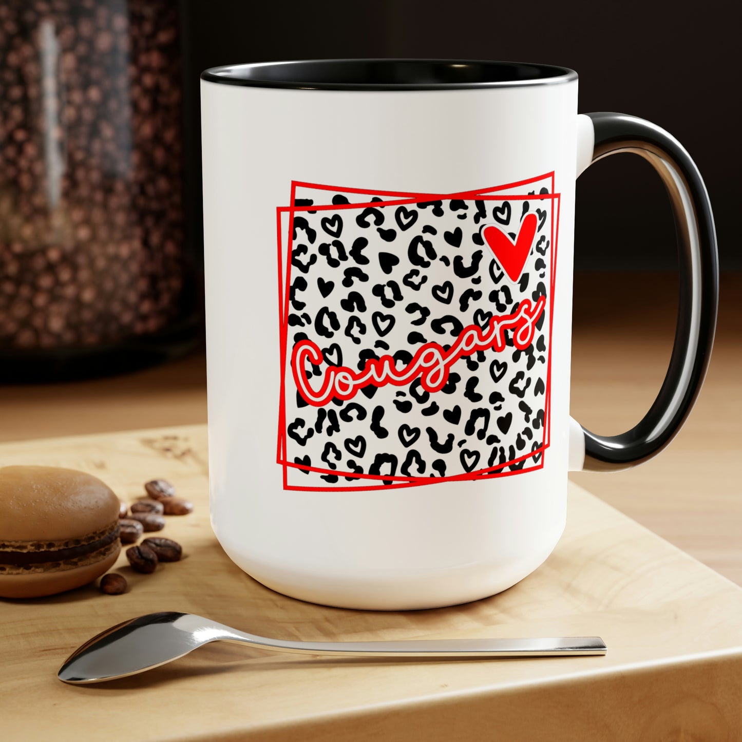 Mary + James | Cheetah Cougars Mug