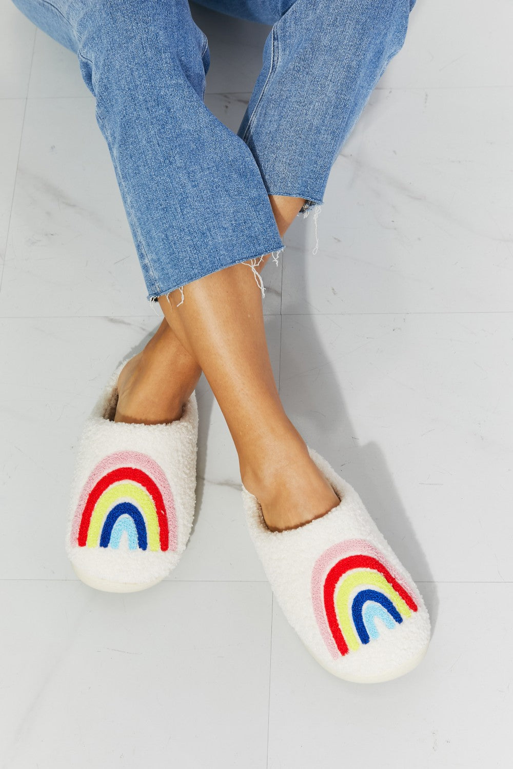 MMShoes | Rainbow Plush Slipper