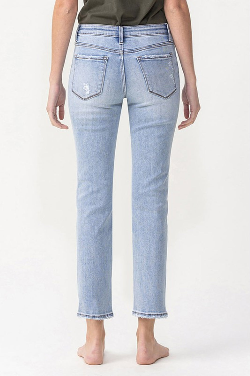 Lovervet | Andrea Midrise Crop Straight Jeans