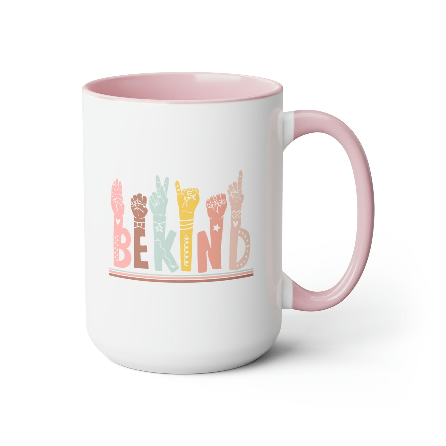 Mary + James | Be Kind ASL Mug