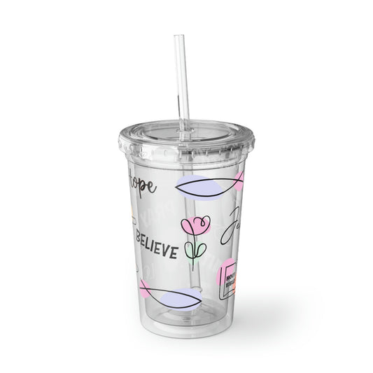 Mary + James | Jesus Loves -  Acrylic Cup