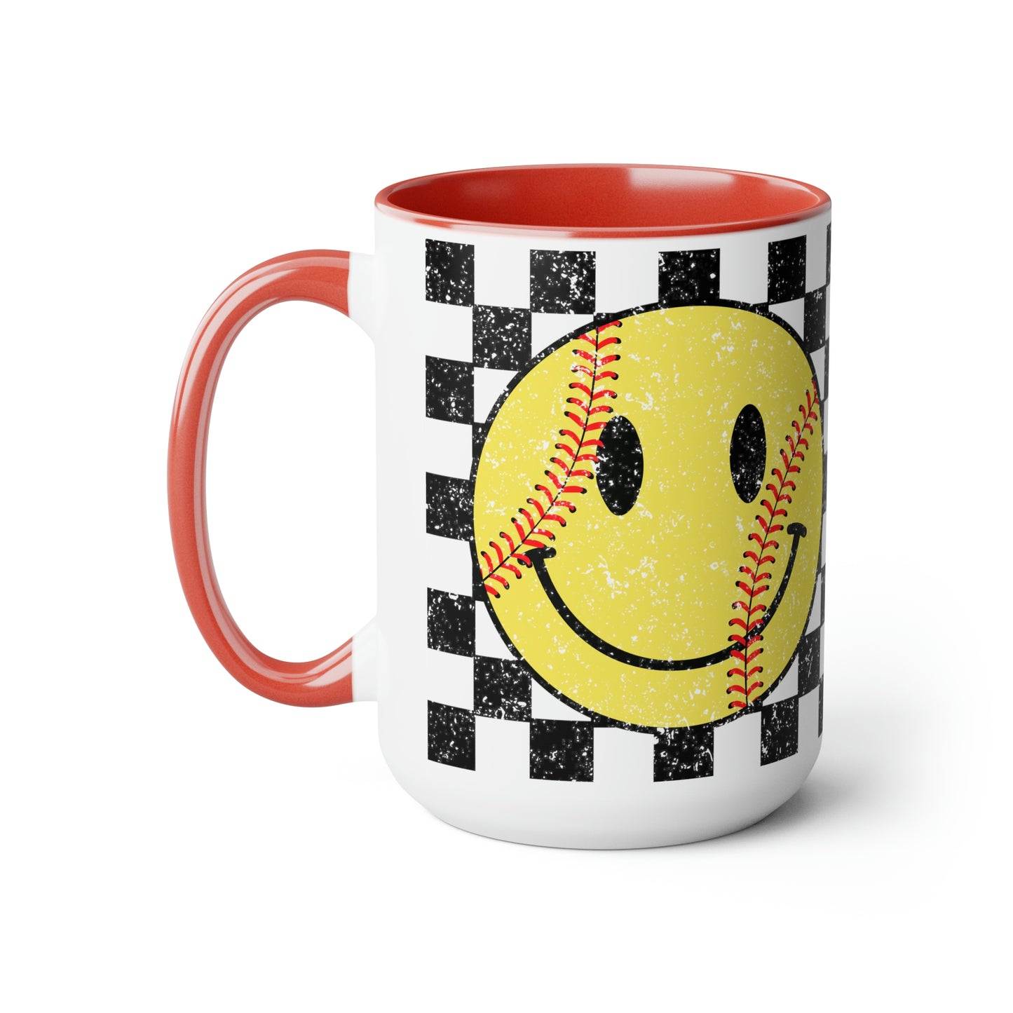 Mary + James | Softball Checks Mug