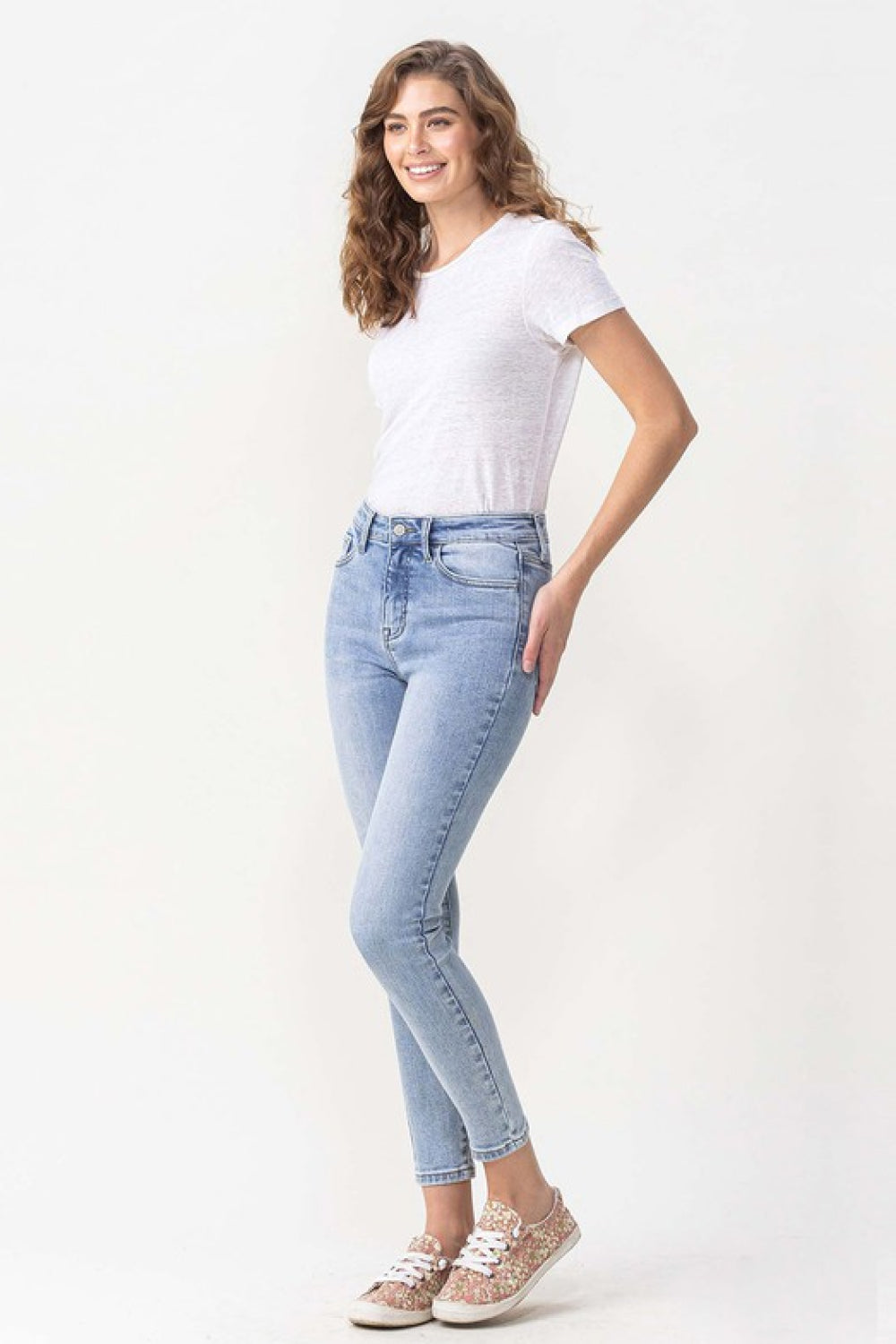 Lovervet | Talia High Rise Crop Skinny Jeans