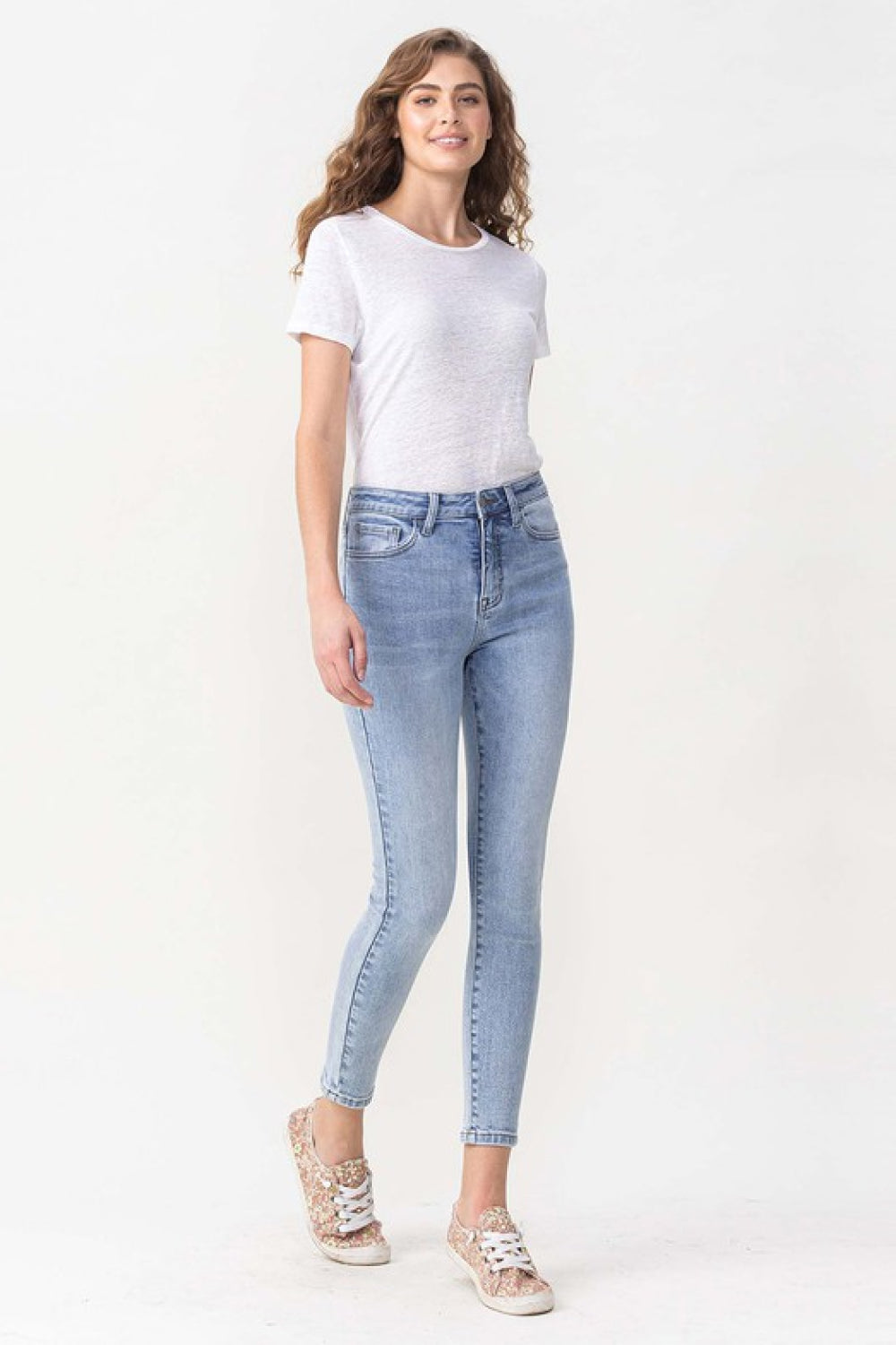 Lovervet | Talia High Rise Crop Skinny Jeans