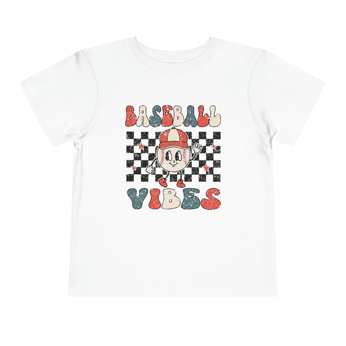 Mary + James | Baseball Vibes - Toddler Short Sleeve Tee