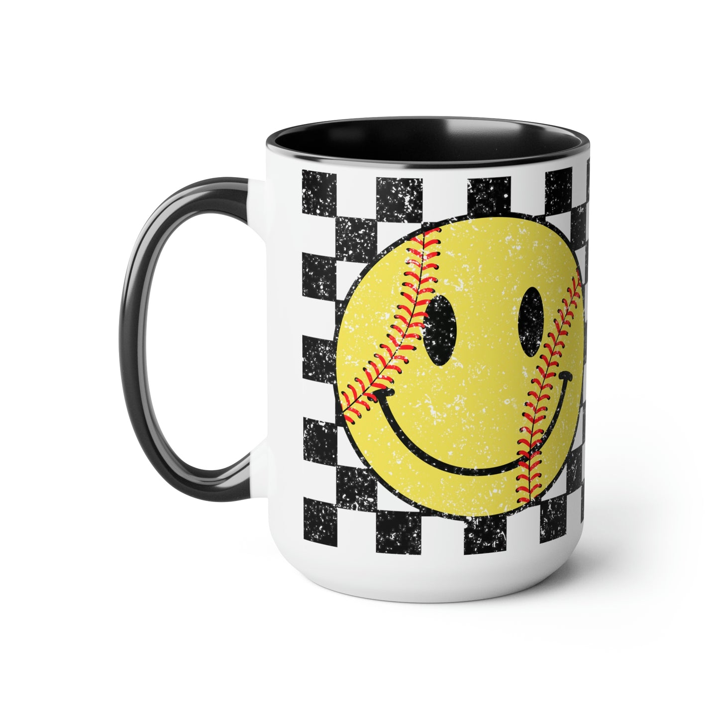 Mary + James | Softball Checks Mug