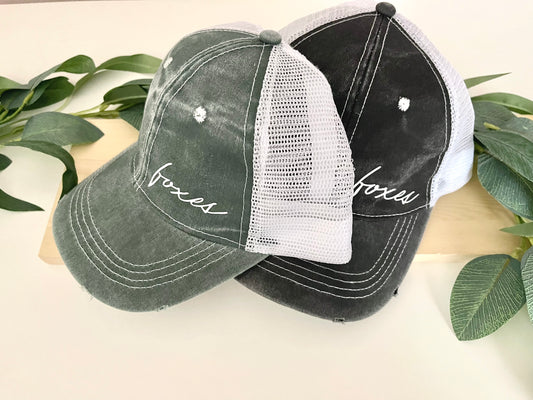 Mary + James | Distressed Trucker Spirit Hat